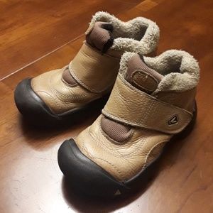 Keen Kids Kootenay leather hiking boots